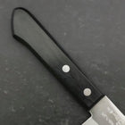Gyuto VG-1 Polished Western Black Handle 180mm (Tsuba-nashi) (7”)-[Musashi]-[Japan-Küchenmesser]