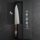 Gyuto VG-1 Polished Western Mahogany Handle 180mm-[Musashi]-[Japan-Küchenmesser]