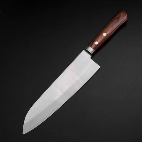 Gyuto VG-1 Tsuchime Runder Mahagoni Griff 180mm-[Musashi]-[Japan-Küchenmesser]