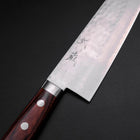Gyuto VG-1 Tsuchime Runder Mahagoni Griff 180mm-[Musashi]-[Japan-Küchenmesser]
