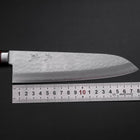 Gyuto VG-1 Tsuchime Runder Mahagoni Griff 180mm-[Musashi]-[Japan-Küchenmesser]