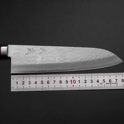 Gyuto VG-1 Tsuchime Runder Mahagoni Griff 180mm-[Musashi]-[Japan-Küchenmesser]
