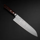 Gyuto VG-1 Tsuchime Runder Mahagoni Griff 180mm-[Musashi]-[Japan-Küchenmesser]