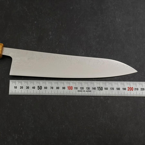 Gyuto VG-10 Damascus Yaki Urushi Handle 210mm (8.3”)-[Musashi]-[Japan-Küchenmesser]