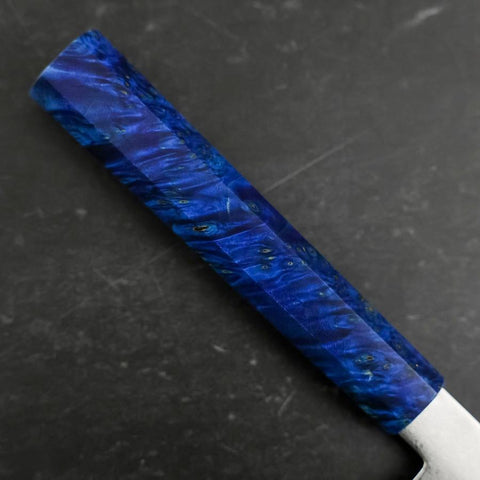 Gyuto VG-10 Damast Blauer Birkenholz Griff 210mm-[Musashi]-[Japan-Küchenmesser]