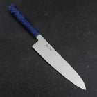 Gyuto VG-10 Damast Blauer Birkenholz Griff 210mm-[Musashi]-[Japan-Küchenmesser]