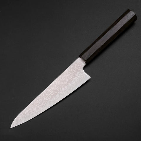 Gyuto VG-10 Damast Eschenholz Griff 150mm-[Musashi]-[Japan-Küchenmesser]