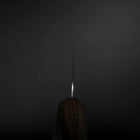 Gyuto VG-10 Damast Eschenholz Griff 150mm-[Musashi]-[Japan-Küchenmesser]