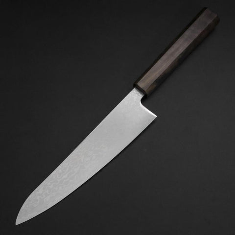 Gyuto VG-10 Damast Eschenholz Griff 195mm-[Musashi]-[Japan-Küchenmesser]