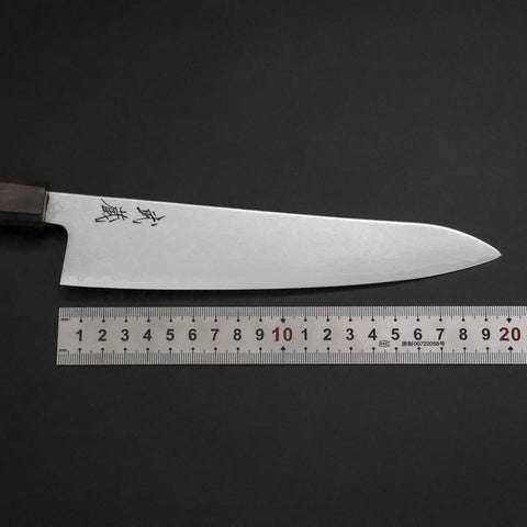 Gyuto VG-10 Damast Eschenholz Griff 195mm-[Musashi]-[Japan-Küchenmesser]