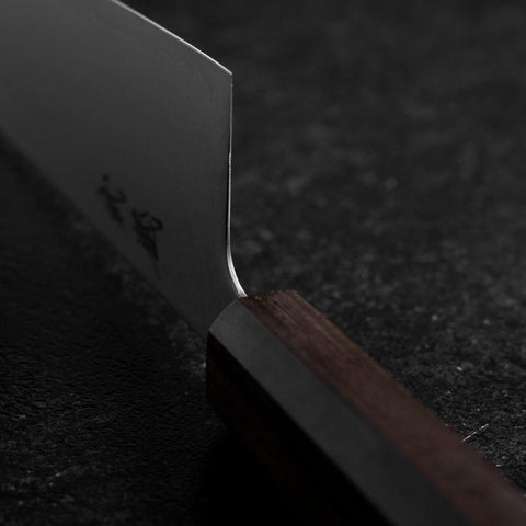 Gyuto VG-10 Damast Eschenholz Griff 210mm-[Musashi]-[Japan-Küchenmesser]