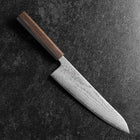 Gyuto VG-10 Damast Eschenholz Griff 210mm-[Musashi]-[Japan-Küchenmesser]