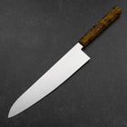 Gyuto VG-10 Damast Gelb-Brauner Birkenholz Griff 240mm-[Musashi]-[Japan-Küchenmesser]