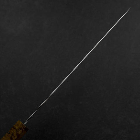 Gyuto VG-10 Damast Gelb-Brauner Birkenholz Griff 240mm-[Musashi]-[Japan-Küchenmesser]