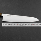 Gyuto VG-10 Damast Gelb-Brauner Birkenholz Griff 240mm-[Musashi]-[Japan-Küchenmesser]