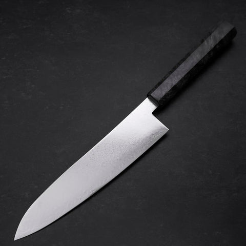 Gyuto VG-10 Damast Grauer Birkenholz Griff 210mm-[Musashi]-[Japan-Küchenmesser]