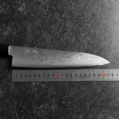 Gyuto VG-10 Damast Pakka Griff 210mm-[Musashi]-[Japan-Küchenmesser]