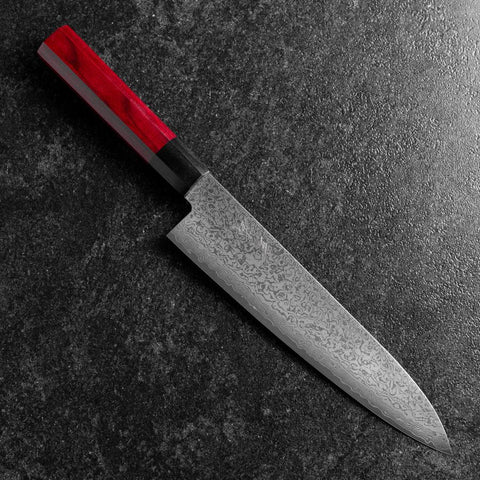 Gyuto VG-10 Damast Pakka Griff 210mm-[Musashi]-[Japan-Küchenmesser]