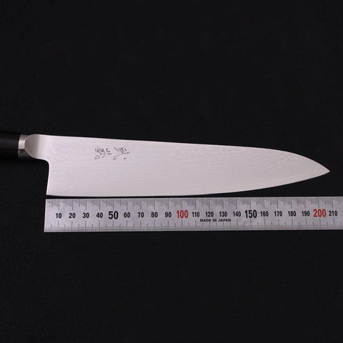 Gyuto VG-10 Damast Runder Westlicher Ebenholz Griff 210mm-[Musashi]-[Japan-Küchenmesser]