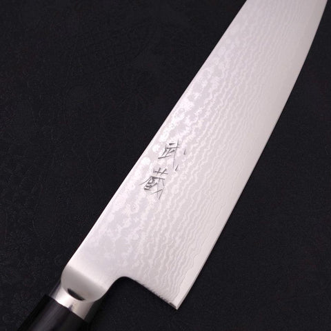 Gyuto VG-10 Damast Runder Westlicher Griff 210mm-[Musashi]-[Japan-Küchenmesser]