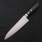 Gyuto VG-10 Damast Schwarzer Westlicher Griff 180mm-[Musashi]-[Japan-Küchenmesser]