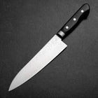 Gyuto VG-10 Damast Schwarzer Westlicher Griff 180mm-[Musashi]-[Japan-Küchenmesser]
