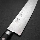 Gyuto VG-10 Damast Schwarzer Westlicher Griff 180mm-[Musashi]-[Japan-Küchenmesser]