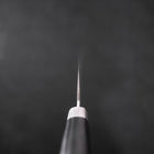 Gyuto VG-10 Damast Schwarzer Westlicher Griff 180mm-[Musashi]-[Japan-Küchenmesser]