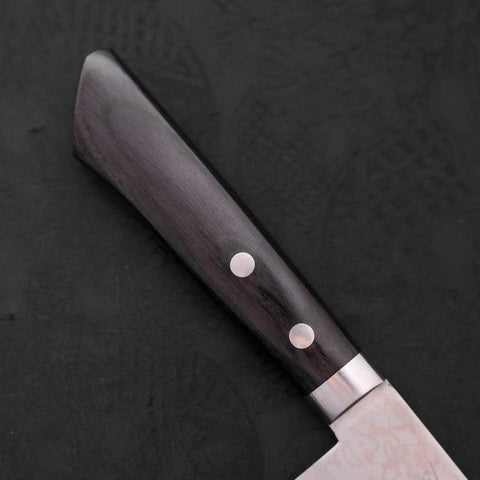 Gyuto VG-10 Damast Schwarzer Westlicher Griff 180mm-[Musashi]-[Japan-Küchenmesser]