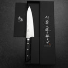 Gyuto VG-10 Damast Schwarzer Westlicher Griff 180mm-[Musashi]-[Japan-Küchenmesser]