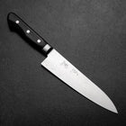 Gyuto VG-10 Damast Schwarzer Westlicher Griff 180mm-[Musashi]-[Japan-Küchenmesser]