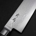 Gyuto VG-10 Damast Schwarzer Westlicher Griff 200mm-[Musashi]-[Japan-Küchenmesser]