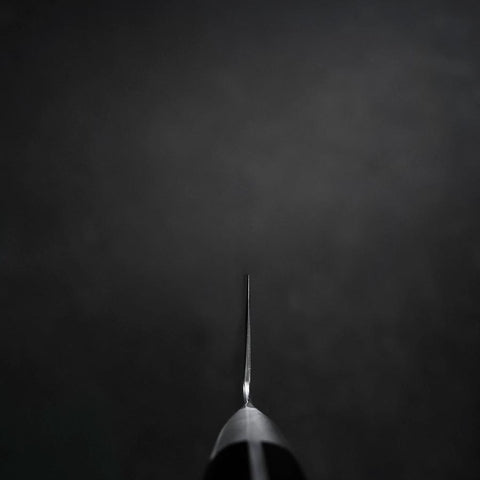 Gyuto VG-10 Damast Schwarzer Westlicher Griff 200mm-[Musashi]-[Japan-Küchenmesser]