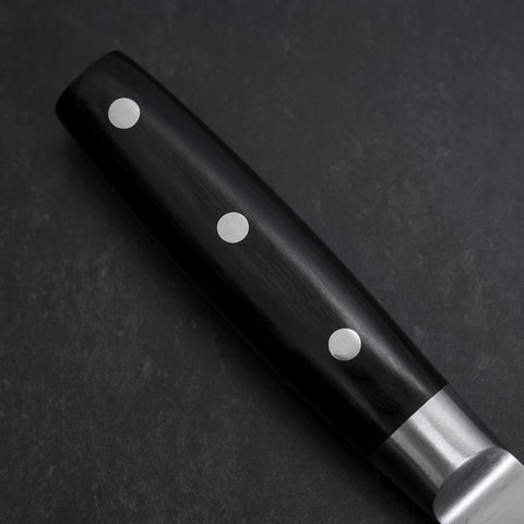 Gyuto VG-10 Damast Schwarzer Westlicher Griff 200mm-[Musashi]-[Japan-Küchenmesser]