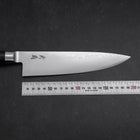 Gyuto VG-10 Damast Schwarzer Westlicher Griff 200mm-[Musashi]-[Japan-Küchenmesser]