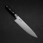 Gyuto VG-10 Damast Schwarzer Westlicher Griff 200mm-[Musashi]-[Japan-Küchenmesser]