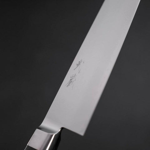 Gyuto VG-10 Damast Schwarzer Westlicher Griff 210mm-[Musashi]-[Japan-Küchenmesser]