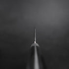 Gyuto VG-10 Damast Schwarzer Westlicher Griff 210mm-[Musashi]-[Japan-Küchenmesser]