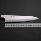 Gyuto VG-10 Damast Schwarzer Westlicher Griff 210mm-[Musashi]-[Japan-Küchenmesser]
