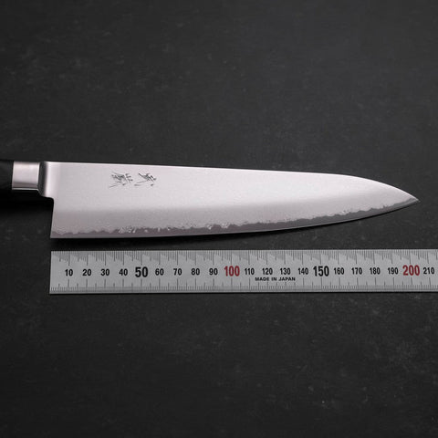 Gyuto VG-10 Damast Schwarzer Westlicher Griff 210mm-[Musashi]-[Japan-Küchenmesser]