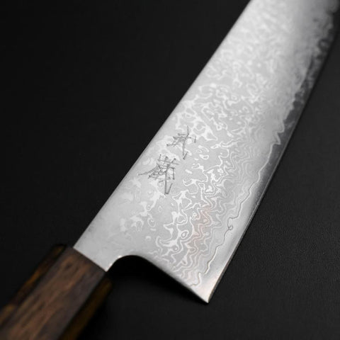 Gyuto VG-10 Damast Sumi Urushi Griff 210mm-[Musashi]-[Japan-Küchenmesser]