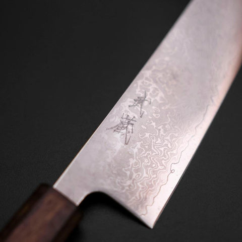 Gyuto VG-10 Damast Sumi Urushi Griff 210mm-[Musashi]-[Japan-Küchenmesser]
