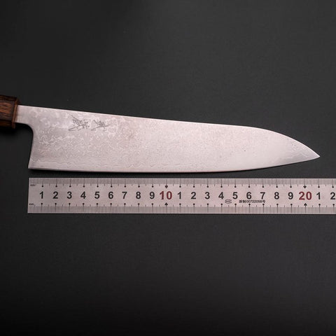 Gyuto VG-10 Damast Sumi Urushi Griff 210mm-[Musashi]-[Japan-Küchenmesser]
