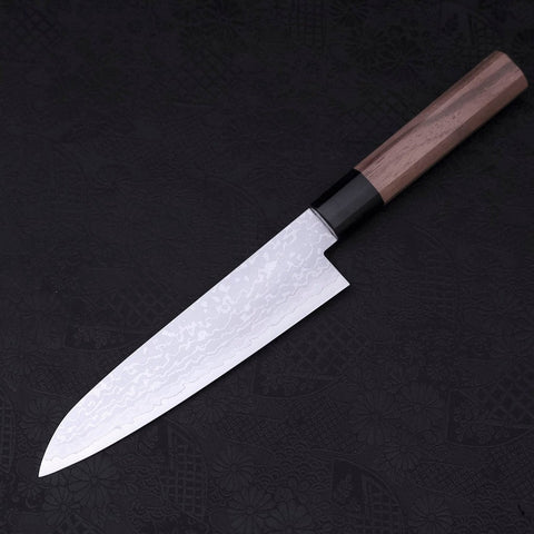 Gyuto VG-10 Damast Walnussholz Griff 180mm-[Musashi]-[Japan-Küchenmesser]