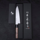 Gyuto VG-10 Damast Walnussholz Griff 180mm-[Musashi]-[Japan-Küchenmesser]