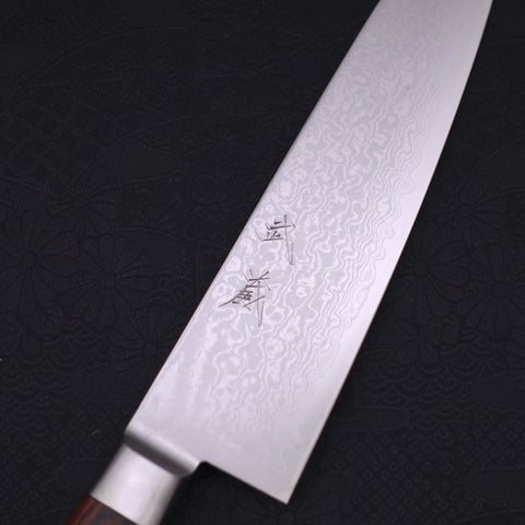 Gyuto VG-10, Damast Western Griff, 180mm-[Musashi]-[Japan-Küchenmesser]