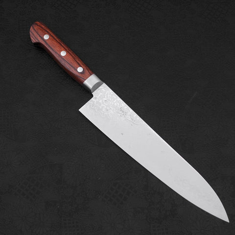 Gyuto VG-10, Damast Westlicher Griff, 210mm-[Musashi]-[Japan-Küchenmesser]