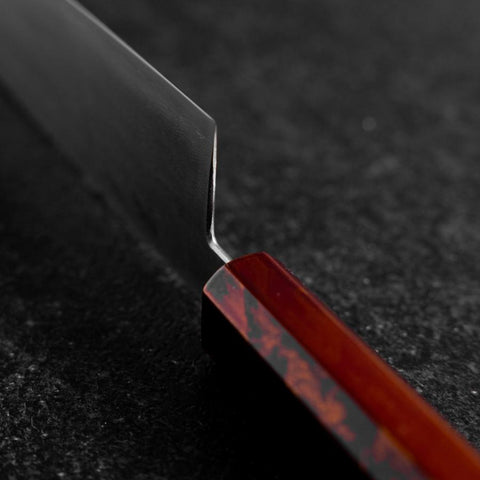Gyuto VG-10 Damast Yamanaka Roter Urushi Griff 210mm-[Musashi]-[Japan-Küchenmesser]