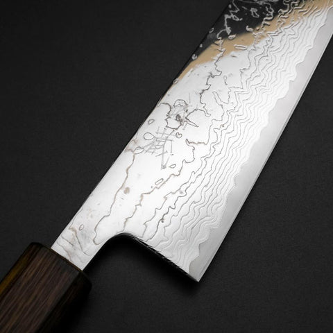 Gyuto VG-10 Nickel Damast Sumi Urushi Griff 210mm-[Musashi]-[Japan-Küchenmesser]