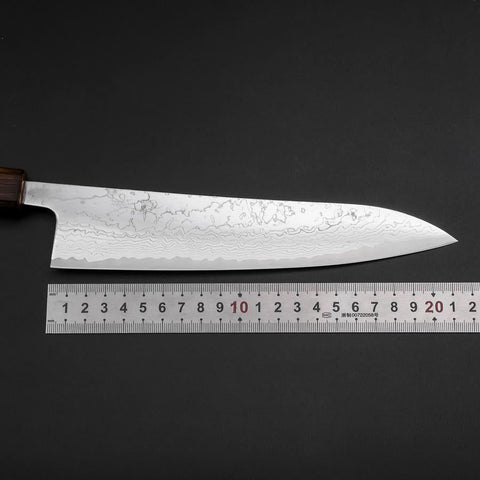 Gyuto VG-10 Nickel Damast Sumi Urushi Griff 210mm-[Musashi]-[Japan-Küchenmesser]